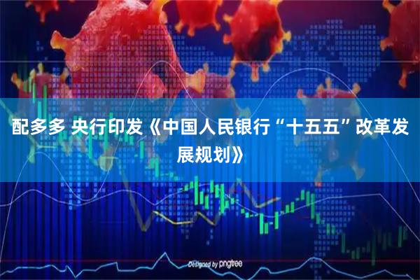 配多多 央行印发《中国人民银行“十五五”改革发展规划》
